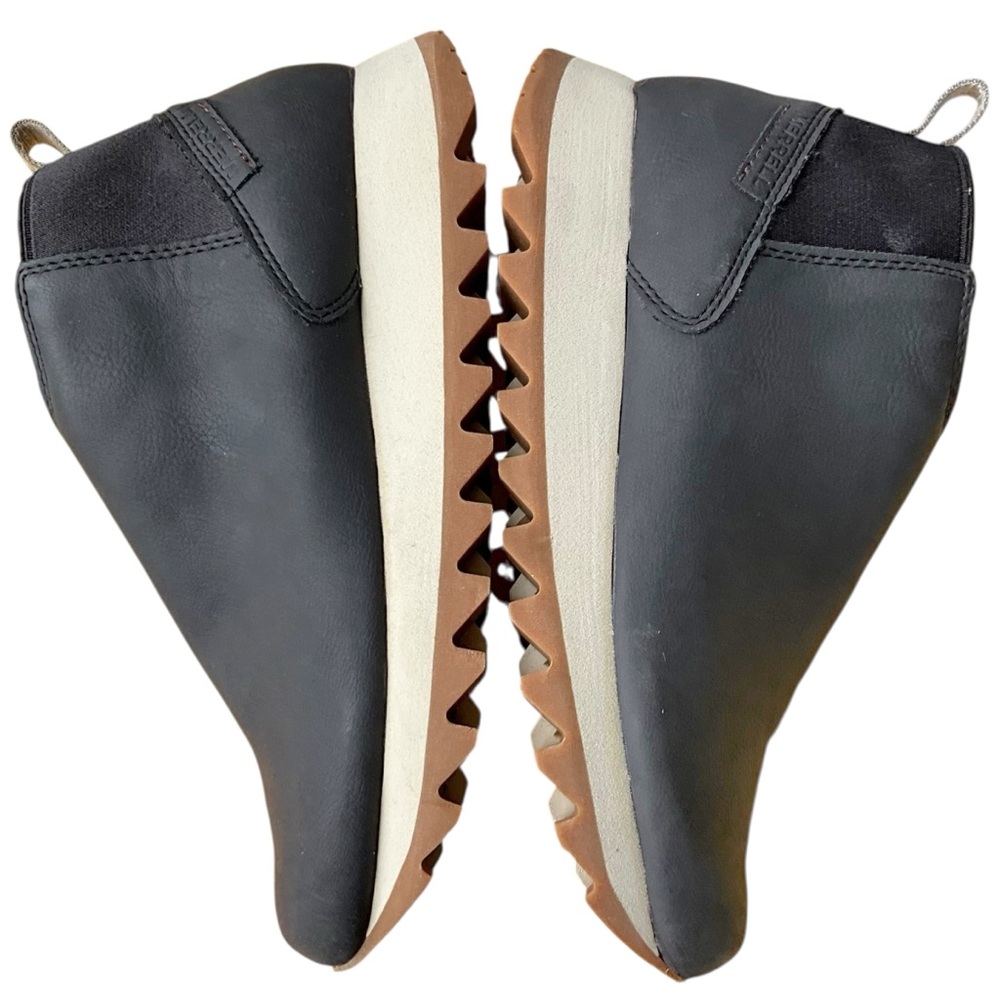 Merrell Alpine Chelsea Women's 8.5 Booties Shoes Charcoal Gray Vegan Leather - Picture 5 of 12